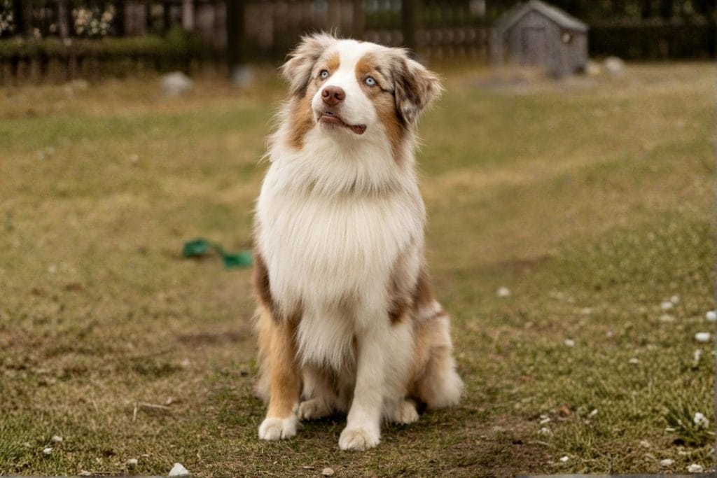 Berger Australien marron et blanc