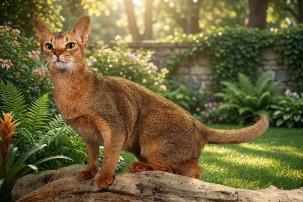 Ceylan dans le jardin