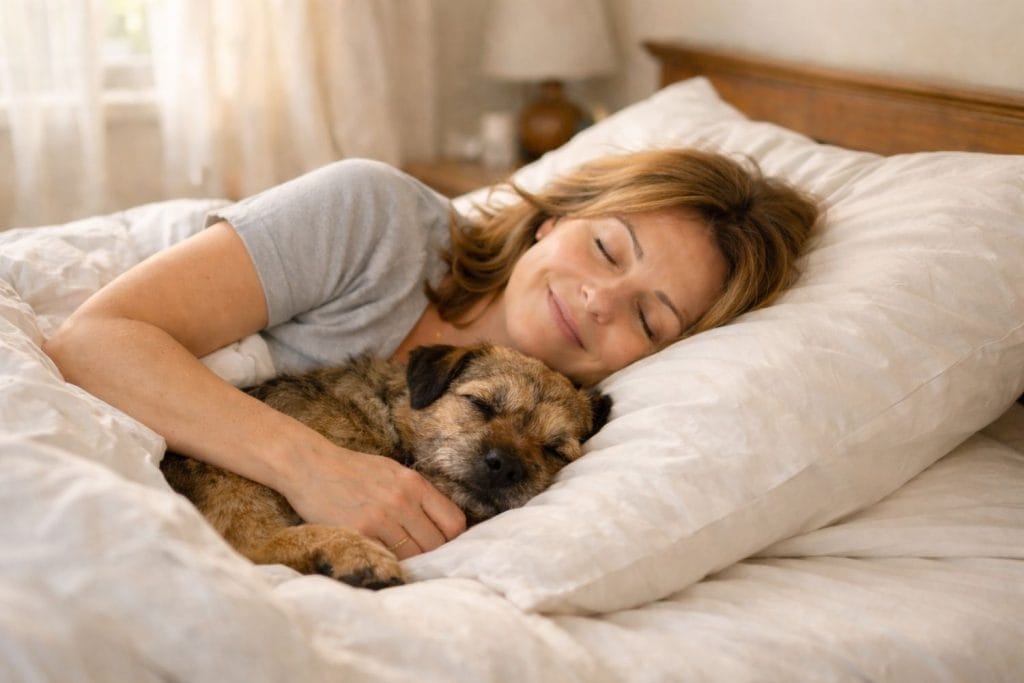 femmes préfèrent dormir avec leur chien