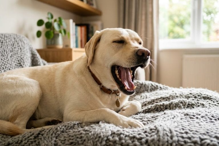 pourquoi mon chien baille