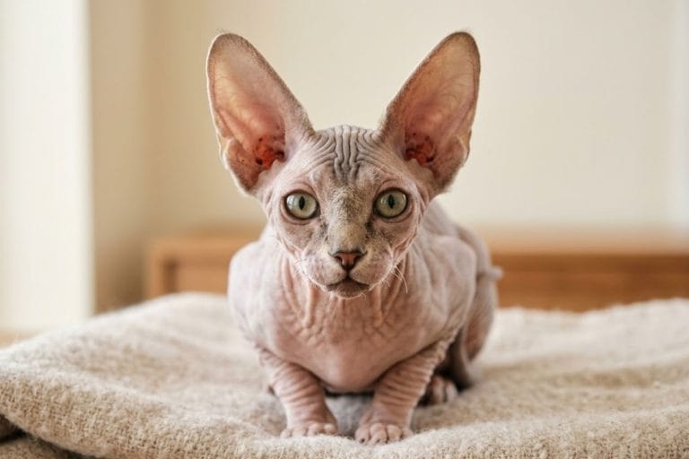 chat aux grandes oreilles