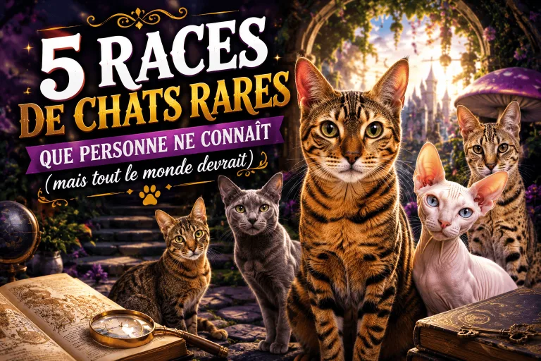 Top 5 des races de chats rares à découvrir d'urgence